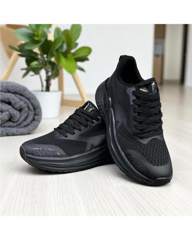CALZADOMANIA BLACK SPORT RUNNING SHOES NEGRO