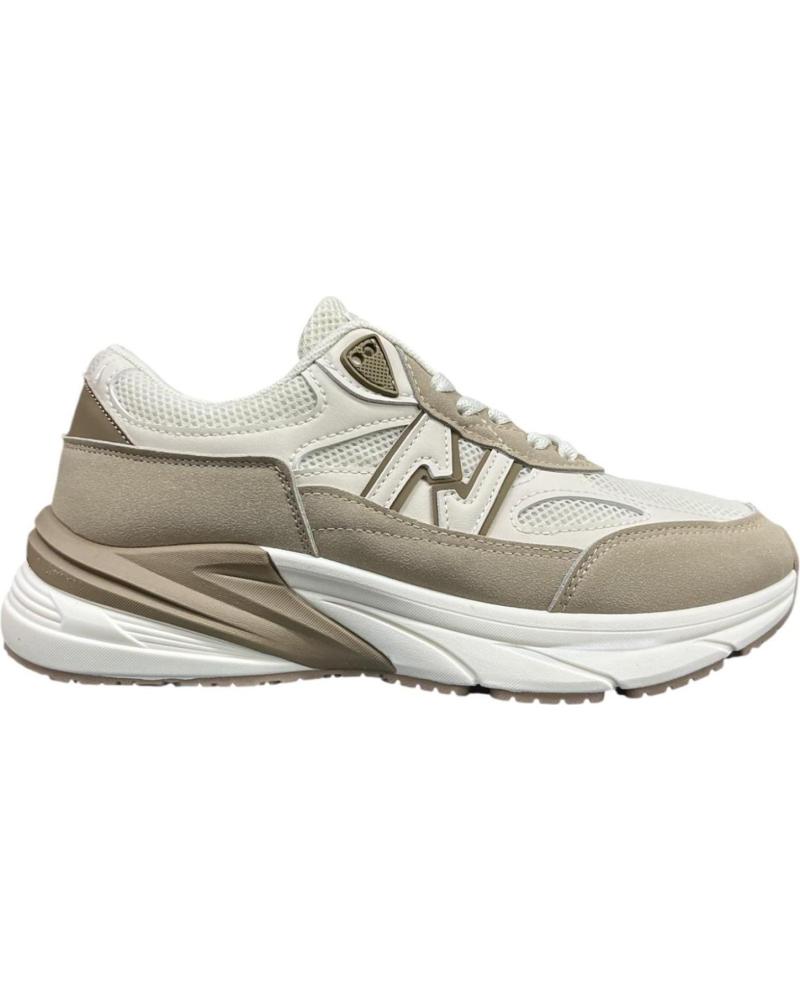 CALZADOMANIA ATHLETIC SNEAKERS WIDE SOLE NEW TAUPE TAUPE