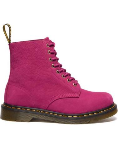 DR. MARTENS PASCAL 1460 FLAT BOOT FUCHSIA PURPLE MORADO