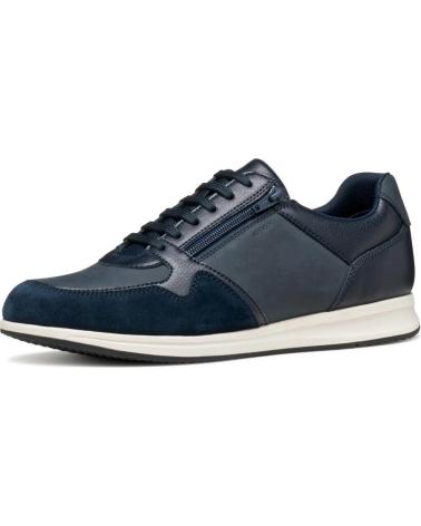 TÊNIS CASUAL GEOX U AVERY U56H5A 0EKBU C4002 AZUL MARINHO C4002 NAVY