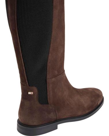 BOTTE HAUTE TOMMY HILFIGER FW08779 MARRON MARRóN