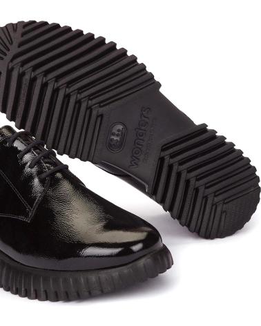 CHAUSSURE BLUCHER WONDERS FLEXFLY 01 A-4401 NOIRE NEGRO