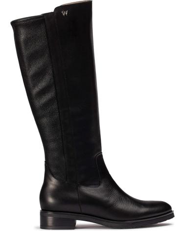 WONDERS BOTAS DE PIEL PARA MUJER CODIGREE C-54100 NEGRO
