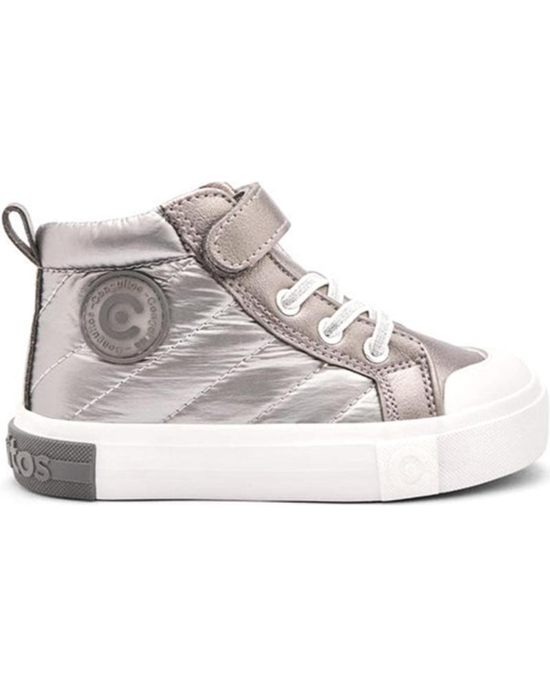 CONGUITOS ZAPATILLA ALTA 264026 METALIZADO SILVER SILVER