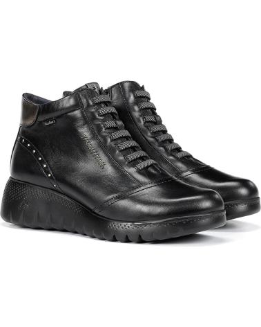 BOTTINE FLUCHOS LIVE F2246 NOIRE À TALON COMPENSÉ NEGRO
