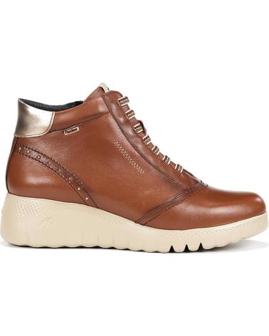BOTTINE FLUCHOS LIVE F2246 CUIR EN CUIR AVEC TALON COMPENSÉ CUERO