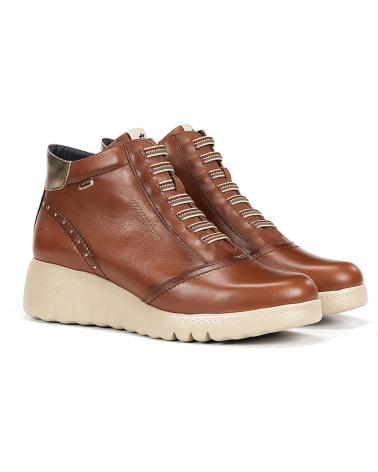 BOTTINE FLUCHOS LIVE F2246 CUIR EN CUIR AVEC TALON COMPENSÉ CUERO