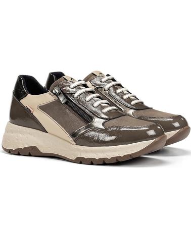 SAPATILHAS FLUCHOS NEXUS F2308 TAUPE COM FECHO DE CORRER TAUPE