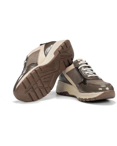 SAPATILHAS FLUCHOS NEXUS F2308 TAUPE COM FECHO DE CORRER TAUPE