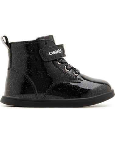 BOTÍN BEBÉ CONGUITOS OSITO BY 156004 GLITTER NEGRO BLACK