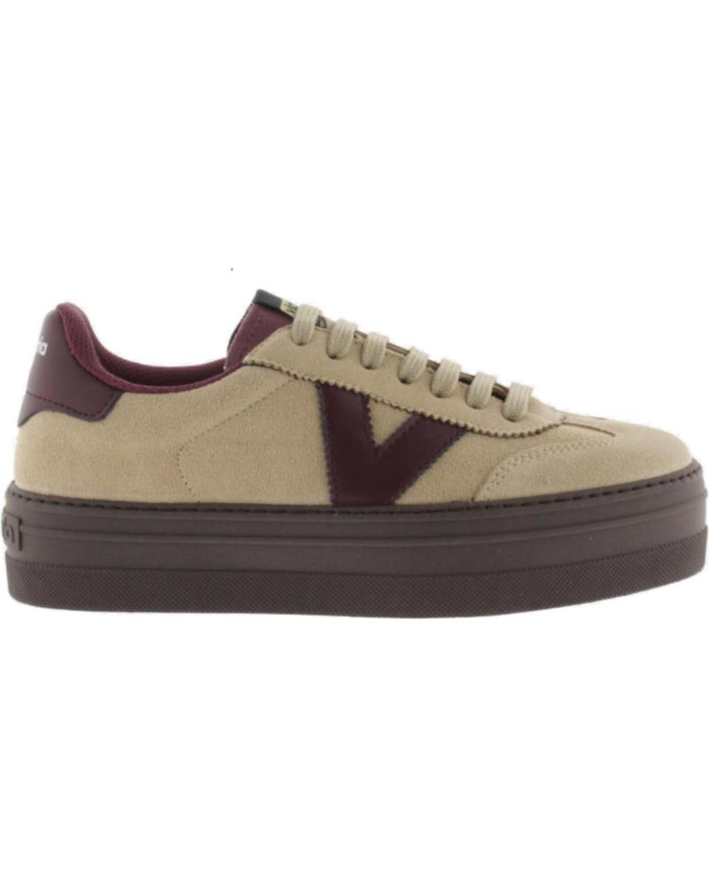 VICTORIA BARCELONA CICLISTA SNEAKER WILDLEDER BEIGE BEIGE