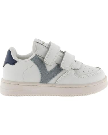ZAPATILLAS VICTORIA TIEMPO TIRAS EFECTO PIEL JADE BLUE BLUE
