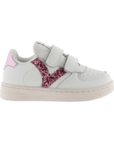 SNEAKERS VICTORIA TIEMPO EFFETTO PELLE FANTASIA PÉTALO PINK PINK