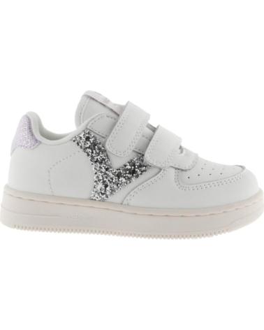 VICTORIA SCARPE DA GINNASTICA TIEMPO VELCRO EFFETTO PELLE FANTASIA LILLA
