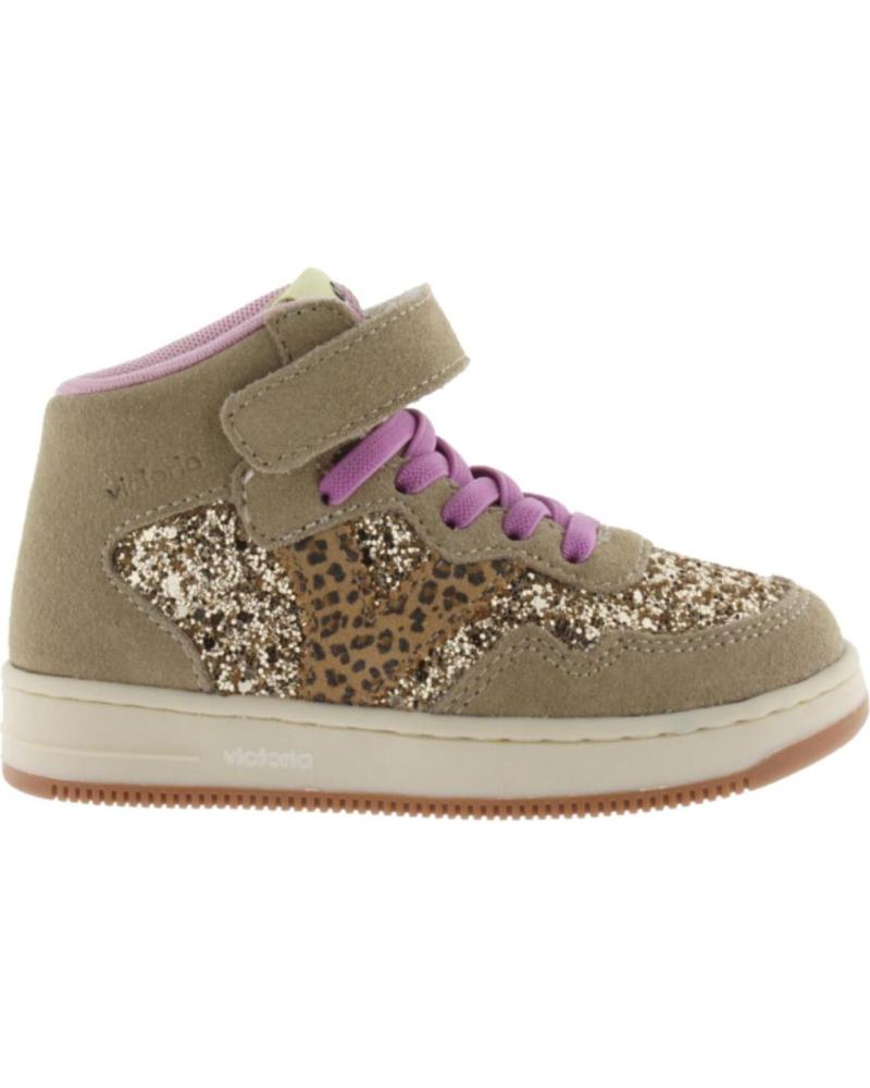 BOTÍN VICTORIA TIEMPO SERRAJE COMBINADO BEIGE BEIGE