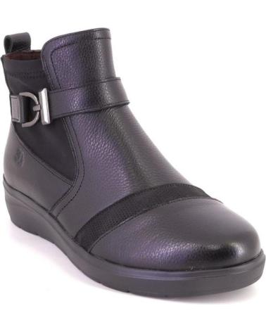 BOTTINES EN CUIR TREINTAS 4405 NOIRES NEGRO
