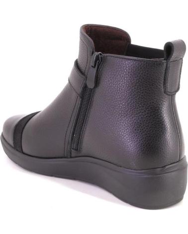 BOTTINES EN CUIR TREINTAS 4405 NOIRES NEGRO