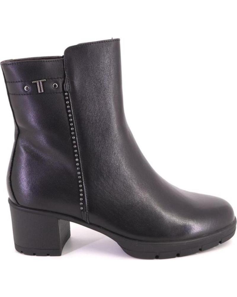 BOTTINE EN CUIR NOIR TREINTAS MODÈLE 4440 NEGRO