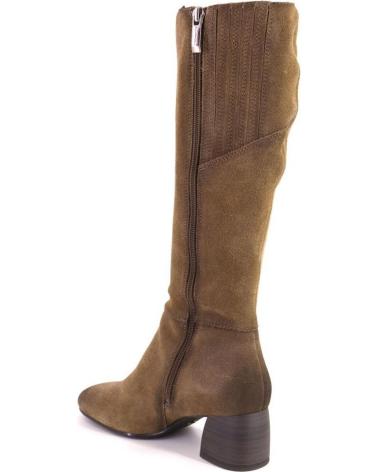 BOTTES HAUTES TAMARIS 25624 EN DAIM COULEUR CAMEL CAMEL