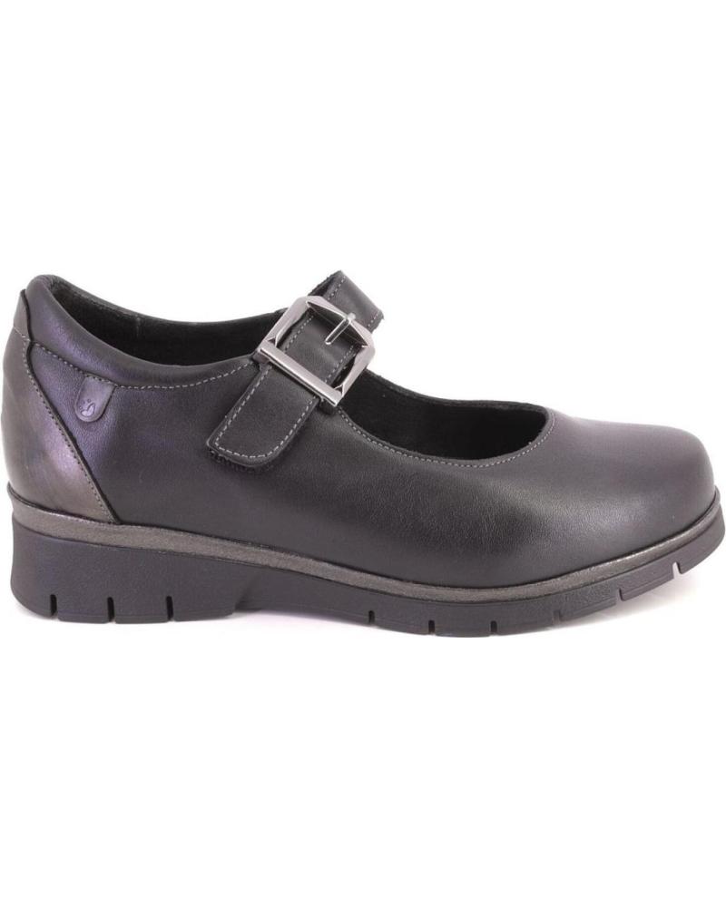 VALERIAS 2386 BLACK LEATHER MARY JANES NEGRO