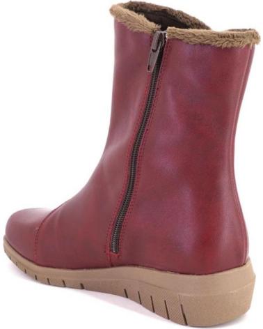 VALERIAS LEATHER BOOTS 2382 - BURGUNDY BURDEOS