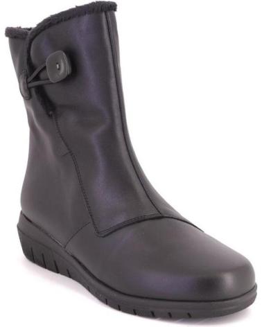 VALERIAS LEATHER BOOTS 2382 - BLACK NEGRO