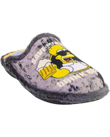 SUAVEFLEX 200-DRINK BEER ZAPATILLAS DE CASA PARA HOMBRE GRIS GRIS