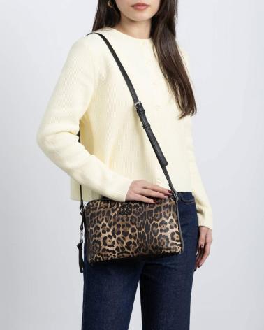 XTI 184483 BOLSO BANDOLERA ANIMAL PRINT MUJER LEOPARDO