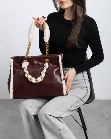 XTI 184509 BOLSO SHOPPER MUJER BURDEOS