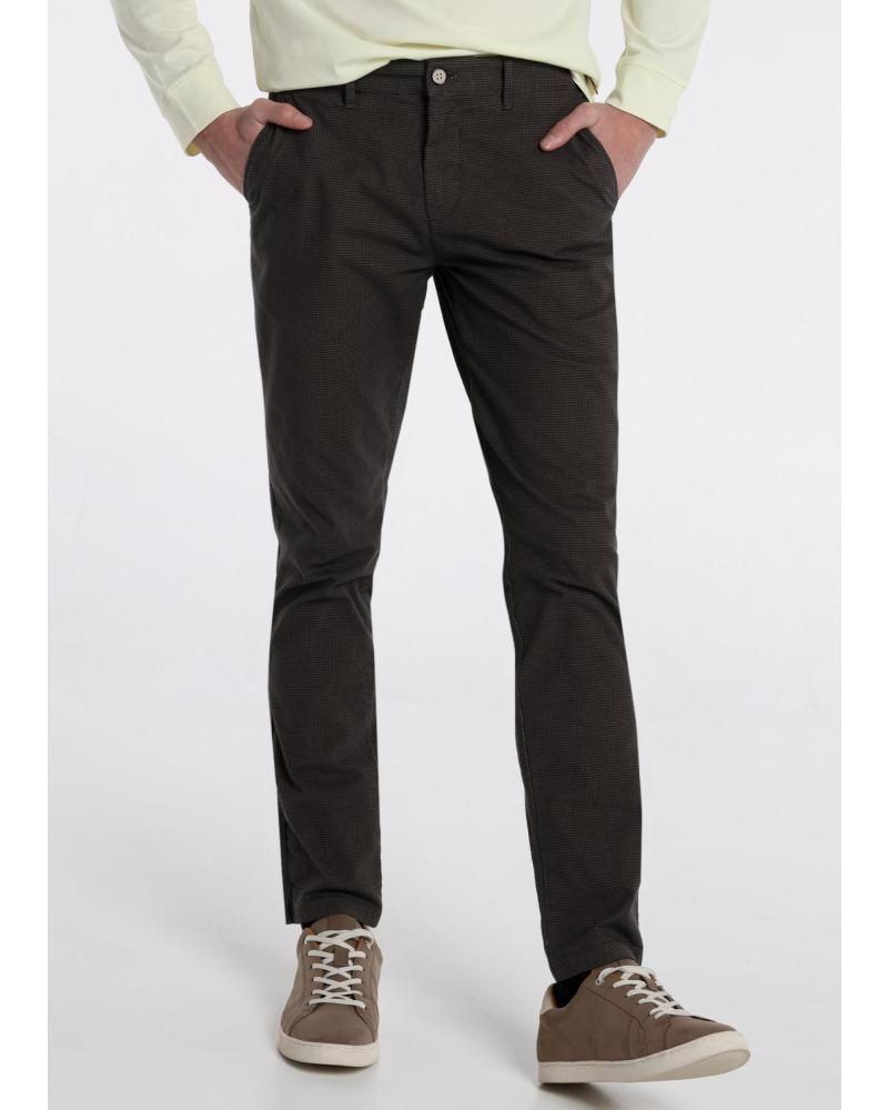 PANTALONE CHINO BENDORFF FANTASIA MULTICOLORE MODERNO ESTAMPADO-MULTICOLOR