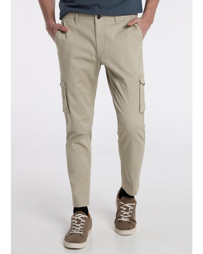 PANTALONE CARGO BENDORFF MARRONE A VITA MEDIA MARRóN