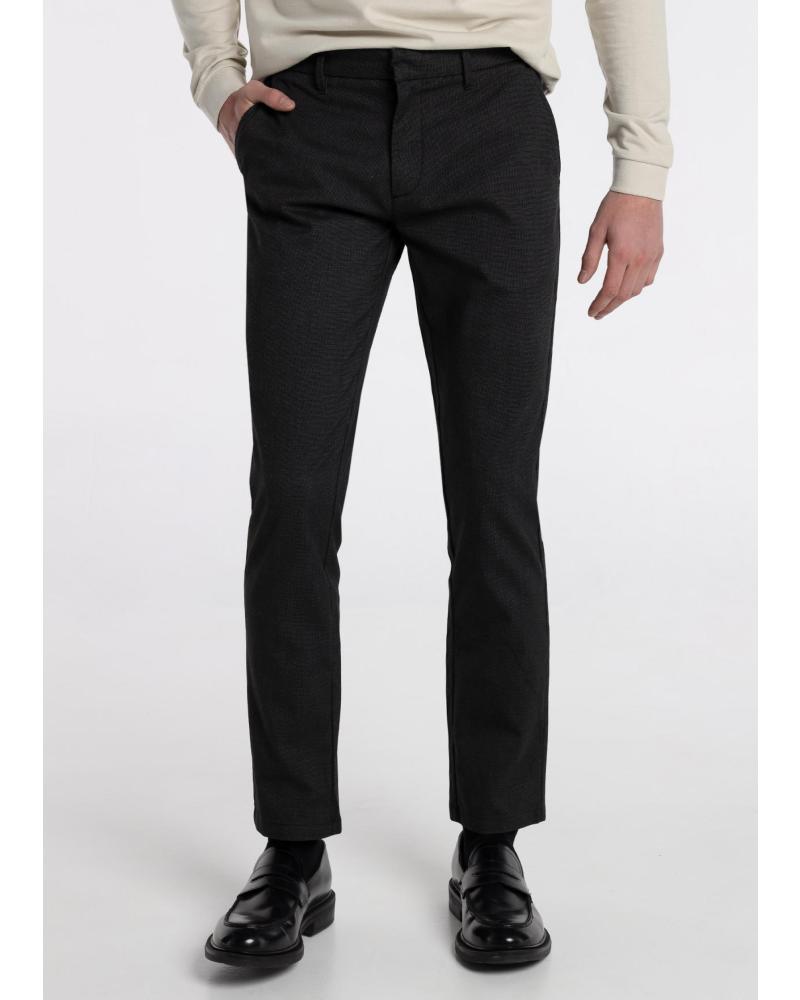 PANTALONE CHINO BENDORFF SLIM FIT FANTASIA MULTICOLORE ESTAMPADO-MULTICOLOR