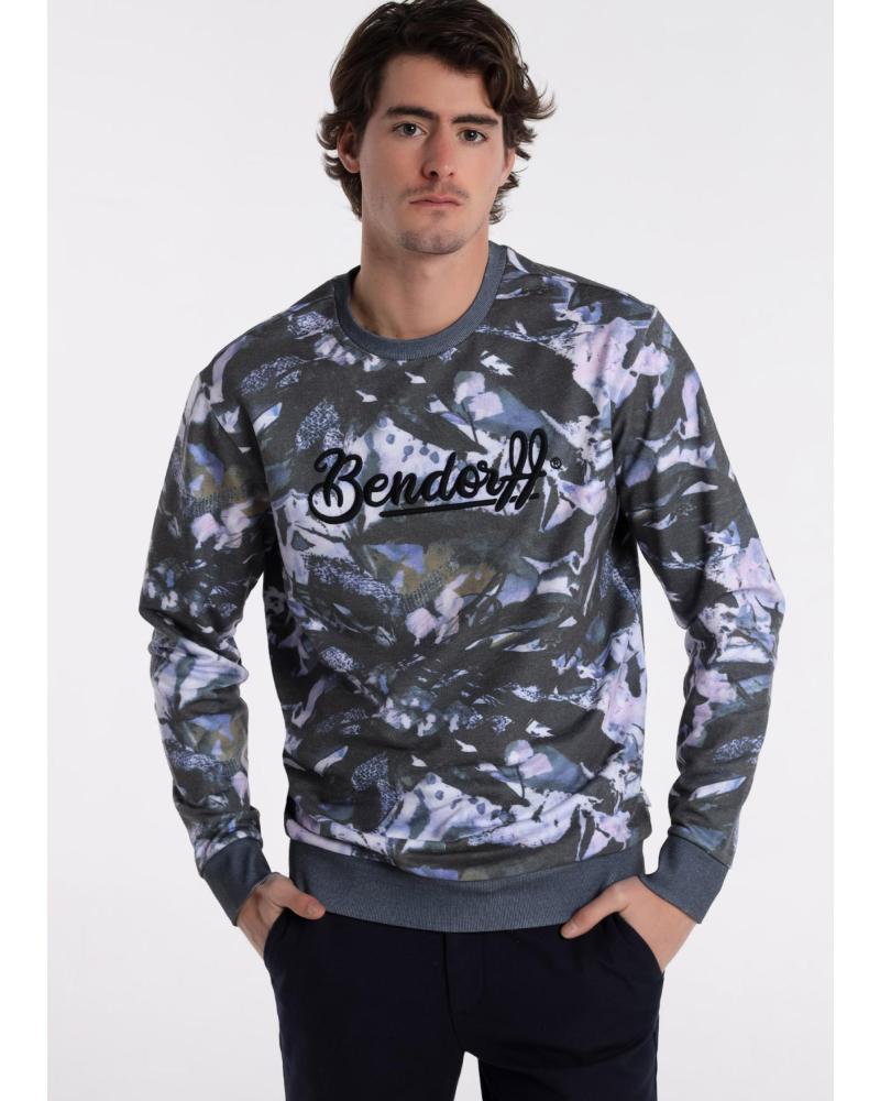 BENDORFF RUNDHALS-SWEATSHIRT MIT TIE-DYE-PRINT UND LOGO - MEHRFARBIG ESTAMPADO-MULTICOLOR