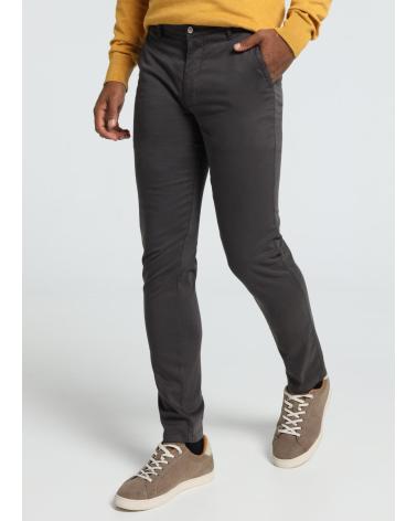 PANTALONE CHINO BENDORFF GRIGIO | SLIM FIT VITA MEDIA GRIS