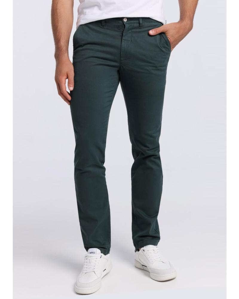 BENDORFF CALÇA CHINO REGULAR FIT CINTURA MÉDIA VERDE VERDE