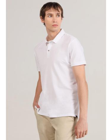 BENDORFF POLO PIQUÉ MANICA CORTA EDITION LOGO BIANCO BLANCO