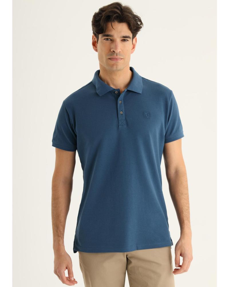 BENDORFF POLO PIQUÉ MANICA CORTA EDITION LOGO BLU AZUL