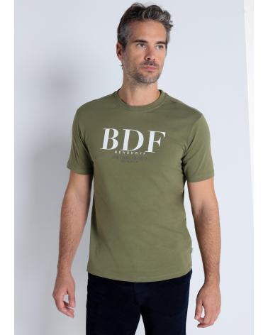 T-SHIRT BENDORFF GRAPHIQUE BDF MANCHES COURTES VERT VERDE