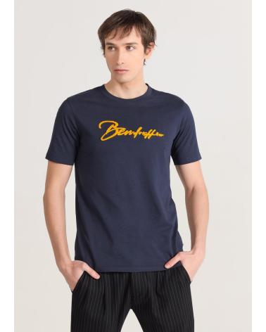 BENDORFF T-SHIRT BASIQUE CHENILLE BLEU MARINE AZUL