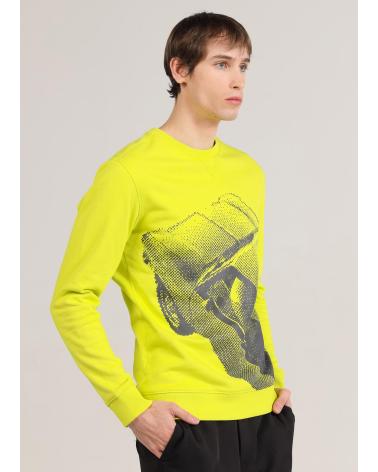BENDORFF SWEAT GRAPHIQUE COL ROND VERT VERDE