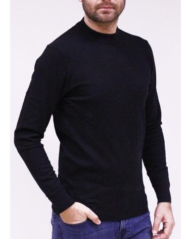 BENDORFF MAGLIONE BASIC COLLO ALTO NERO NEGRO
