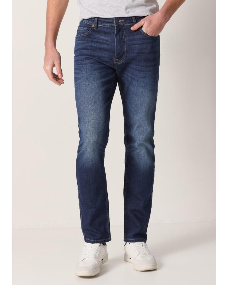 SIX VALVES JEANS REGULAR FIT MID-RISE BLAU AZUL
