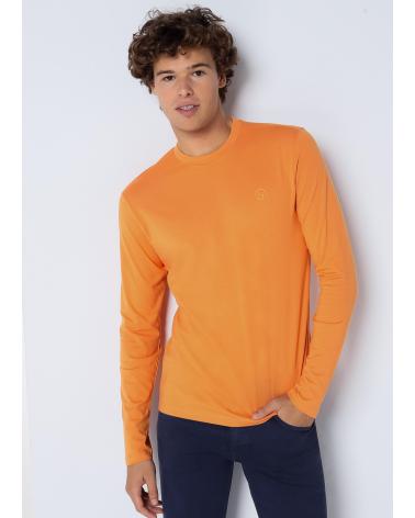 SIX VALVES BASIC LANGARMSHIRT ORANGE NARANJA