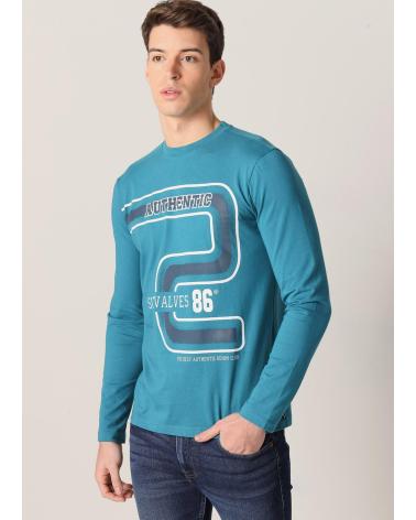 SIX VALVES LANGARMSHIRT HERREN AUTHENTIC 86 GRÜN VERDE