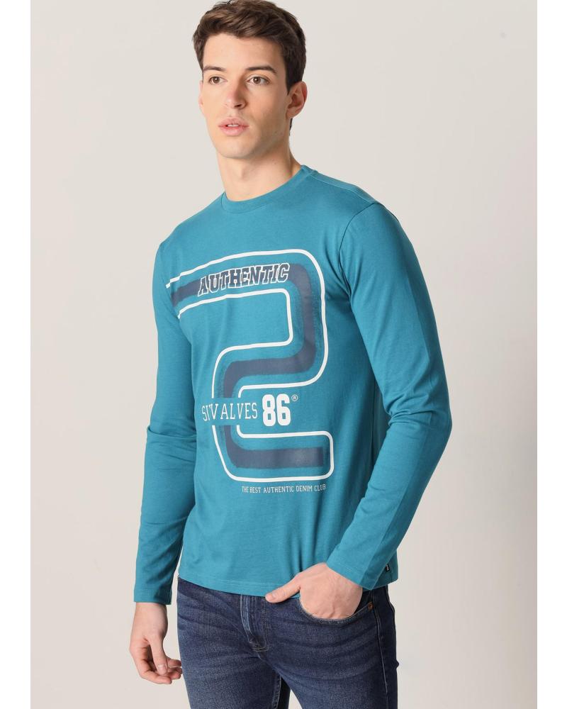 SIX VALVES LANGARMSHIRT HERREN AUTHENTIC 86 GRÜN VERDE