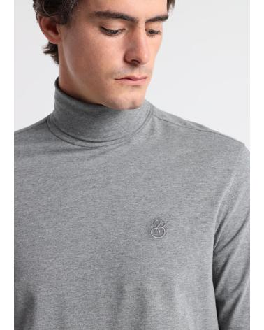 BENDORFF T-SHIRT COL ROULÉ MANCHES LONGUES GRIS GRIS