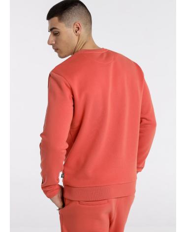 SIX VALVES ROTES RUNDHALS-SWEATSHIRT MIT GRAFIKDETAIL ROJO
