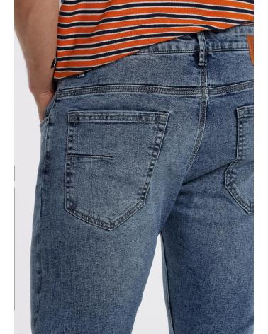 SIX VALVES JEANS SUPER SKINNY VITA MEDIA BLU AZUL