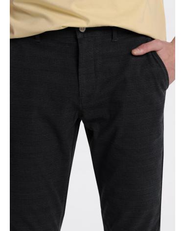 PANTALONE CHINO BENDORFF NERO MODERNO ESTAMPADO-MULTICOLOR