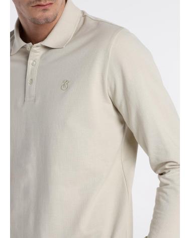 POLO BENDORFF BASIC MANICHE LUNGHE BEIGE MARRóN